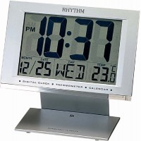 DESPERTADOR DIGITAL CON CALENDARIO, TERMOMETRO