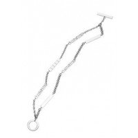 PULSERA STEEL CUBED LOGO DX0057040